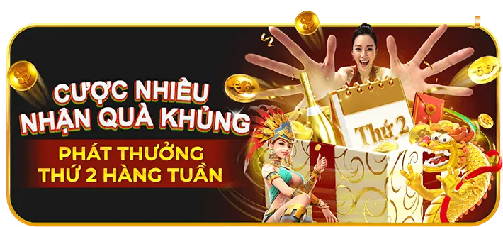 Thưởng nạp tiền và hoàn trả cao hơn